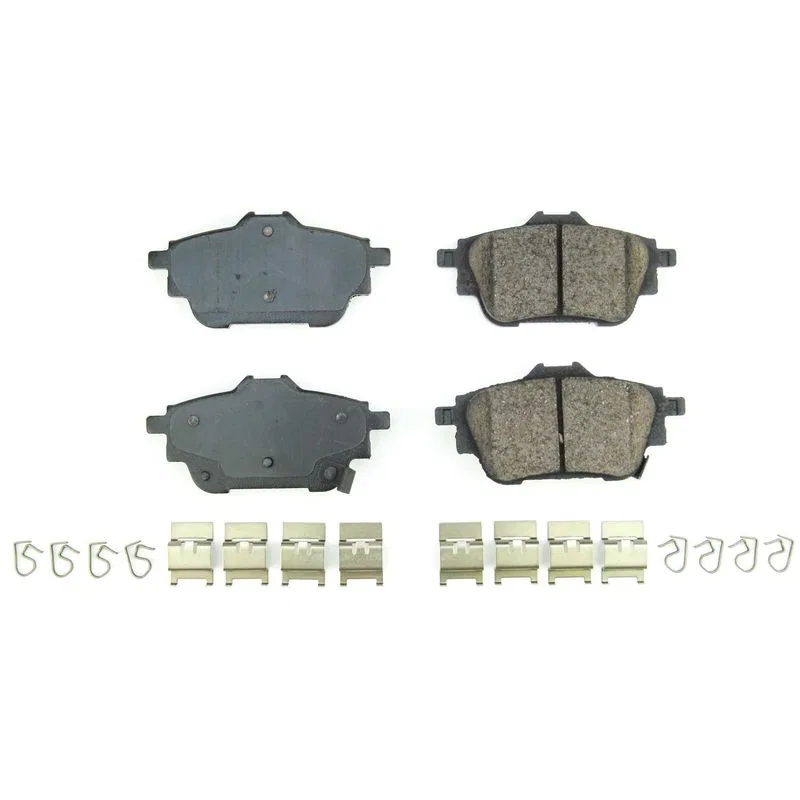 17-2306 – POWERSTOP Brake Pad, FMSI Number D2306 Ceramic Brake Pads Set Of 4 With Premium Stainless Steel Hardware